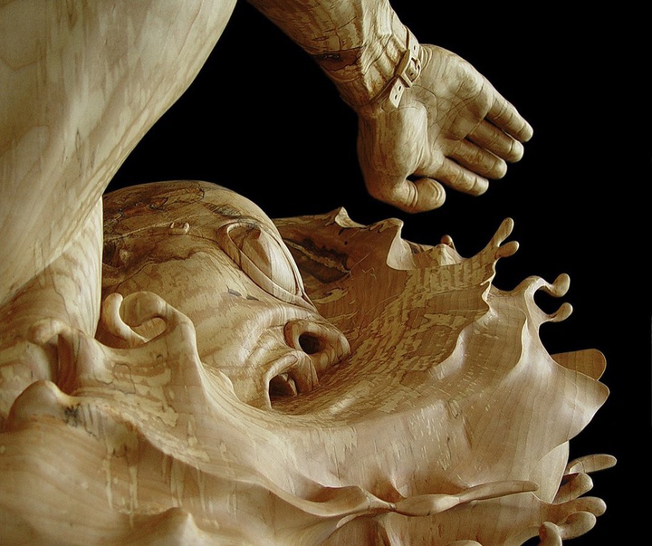 گالری مجسمه های چوبی اِسِتِفانی راکناک از آمریکا