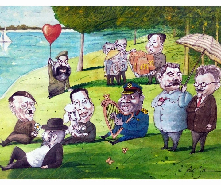گالری کارتون‌های گابریل روسو از رومانی