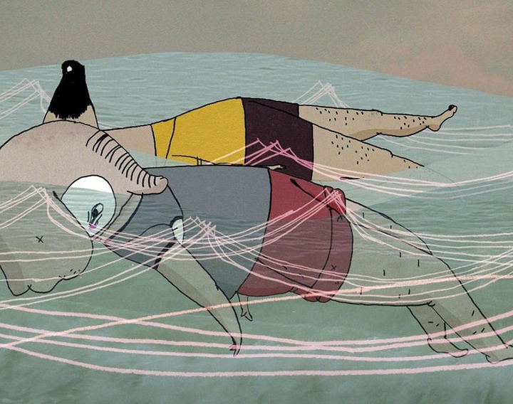 انیمیشن سورئال"شکم" اثری نمادین درباره بلوغ و گذر از دوران کودکی