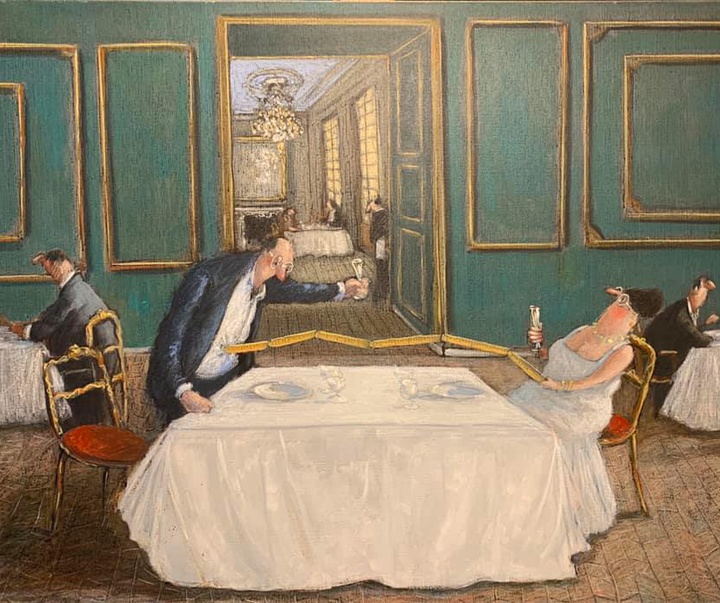 گالری آثار نقاشی طنز توماس بوسار از فرانسه