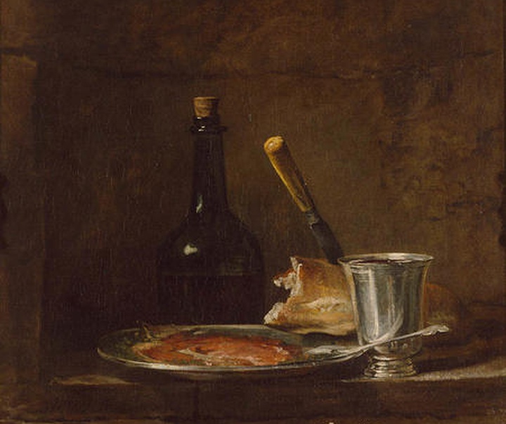 the silver goblet jean baptiste simeon chardin