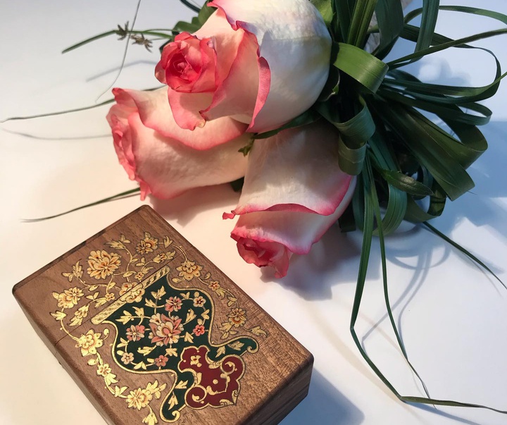 گالری آثار تذهیب فرزانه جعفری از ایران