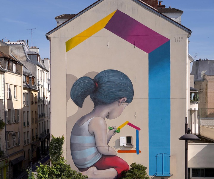 گالری نقاشی‌های خیابانی ست گلوب پینتر از فرانسه
