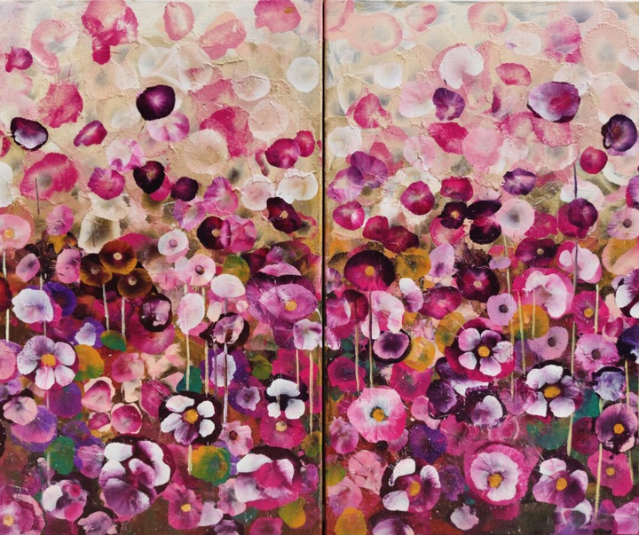 گالری آثار نقاشی انجی رایت از بریتانیا