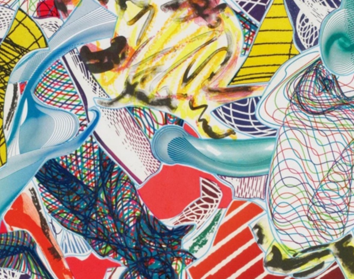 گالری آثار گرافیک فرانک استلا از آمریکا