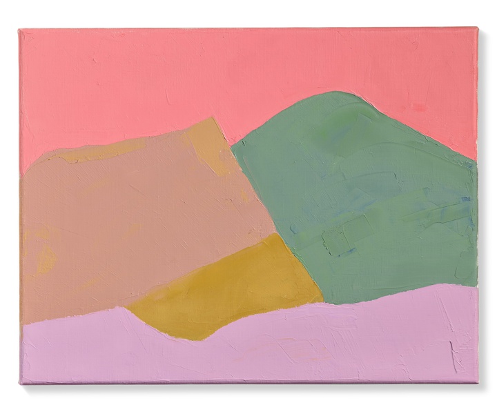 گالری نقاشی‌های انتزاعی اتل عدنان هنرمند لبنانی آمریکایی