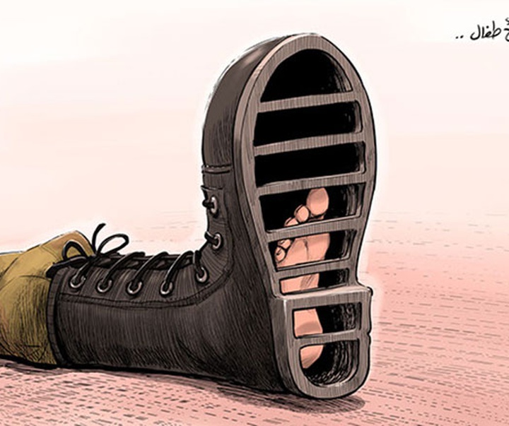گالری کارتون‌های یاسر احمد از سوریه