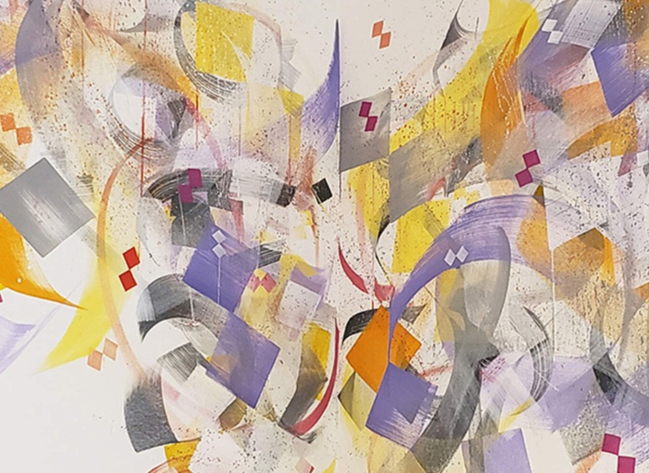 گالری آثار کالیگرافی محمد زمان از آمریکا