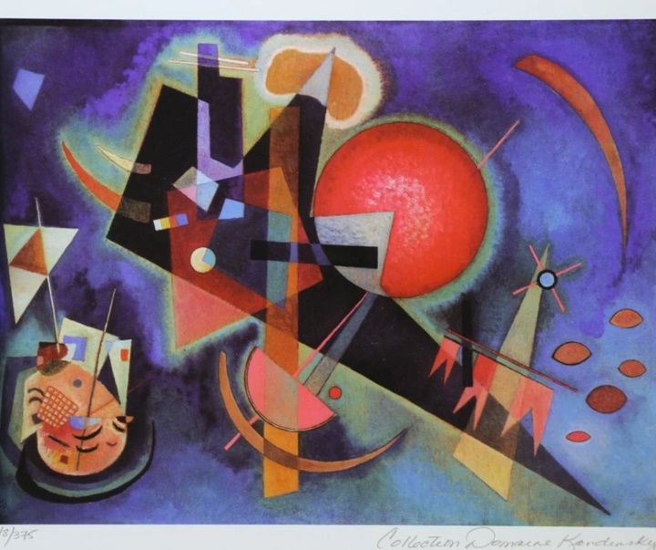 گالری آثار نقاشی واسیلی کاندینسکی از روسیه