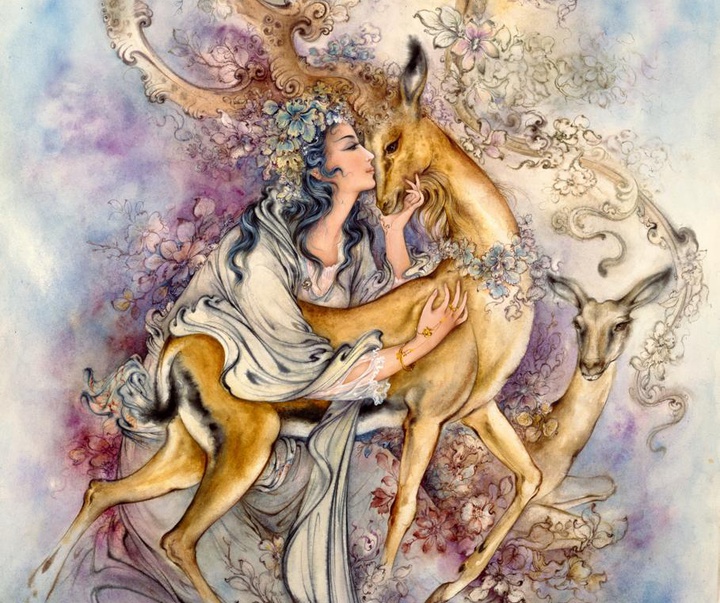 گالری آثار نگارگری محمود فرشچیان