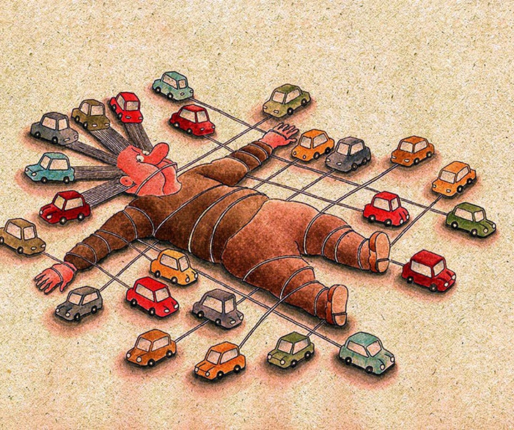 گالری کارتون‌های محمود نظری از ایران