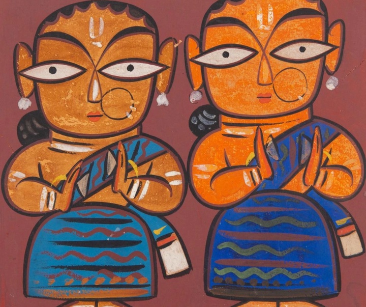 گالری آثار نقاشی جامینی روی از هند