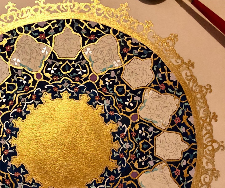 گالری آثار تذهیب امیلی واشنگتن از انگلیس