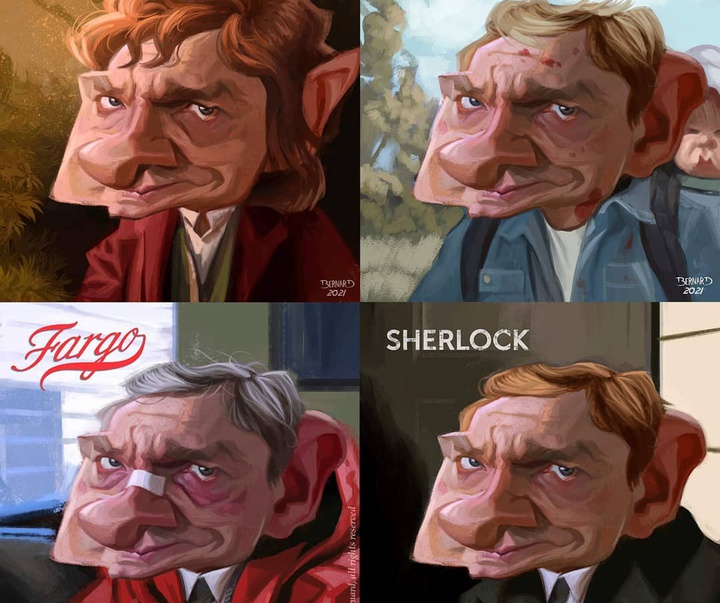 martin freeman faces