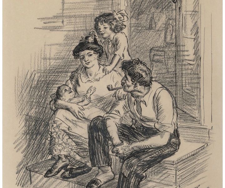 گالری تصویرسازی‌های جان اسلون از آمریکا