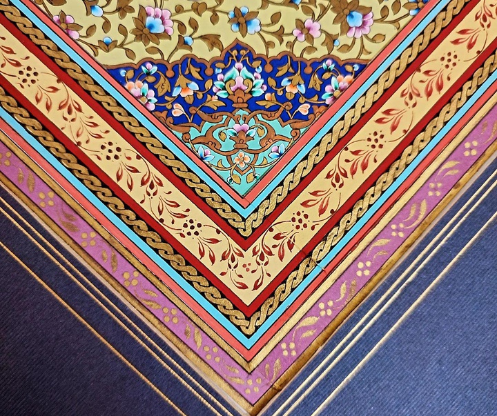 گالری آثار تذهیب مریم نیکروز از ایران