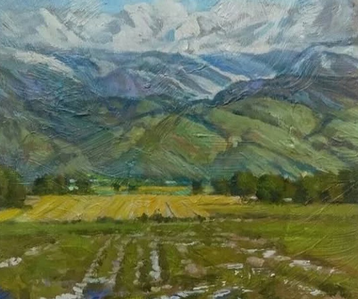 گالری آثار نقاشی عباس برزگر گنجی از ایران