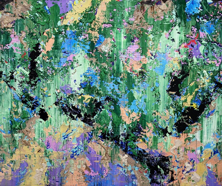 گالری آثار نقاشی انتزاعی الکس سنچنکو از بریتانیا