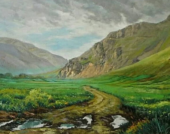 گالری آثار نقاشی عباس برزگر گنجی از ایران