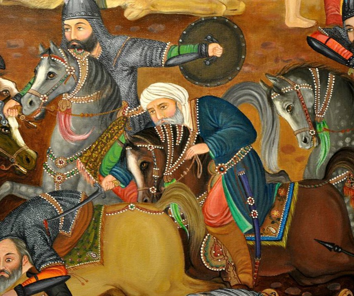 گالری آثار نگارگری رضا بیدآبادی از ایران