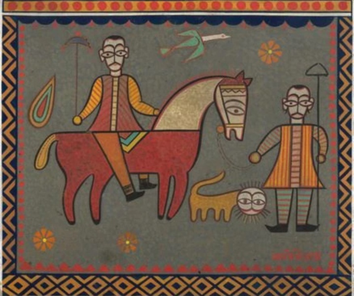 گالری آثار نقاشی جامینی روی از هند