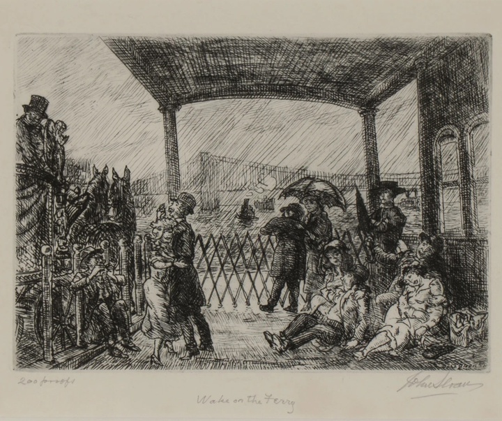 گالری تصویرسازی‌های جان اسلون از آمریکا