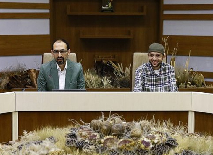 نقاشی سراسرنمای بزرگ خرمشهر در سی و ششمین محفل عصرنشینی هنر و اندیشه دیدار بررسی شد
