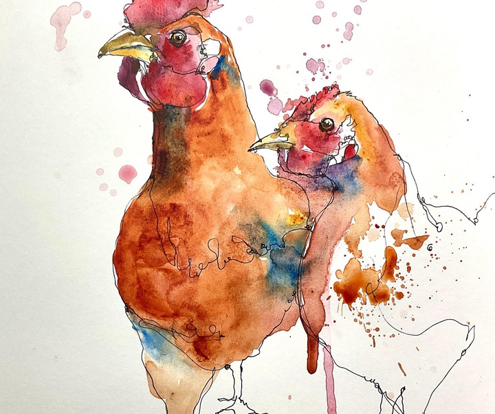 گالری نقاشی های آبرنگ والری مافریکا از فرانسه