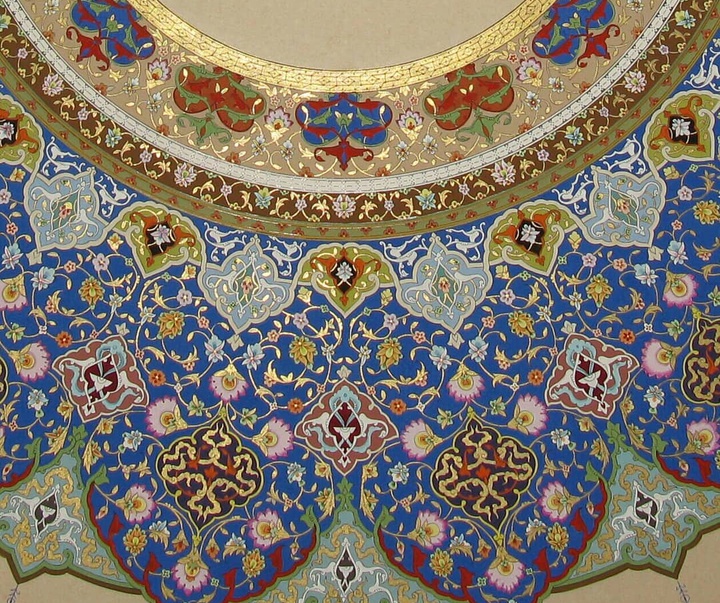 گالری آثار نگارگری شیدا گرایلی از ایران