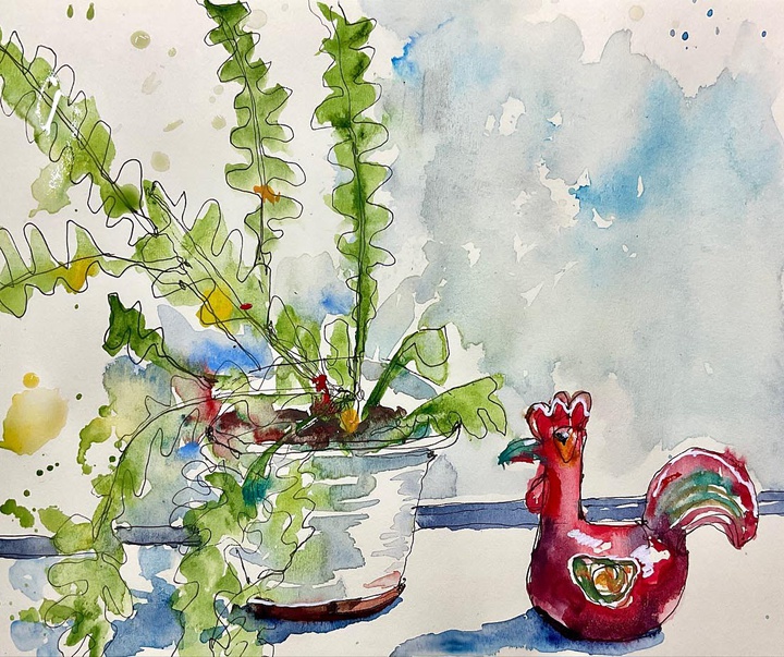 گالری نقاشی های آبرنگ والری مافریکا از فرانسه