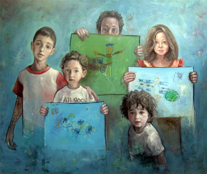 گالری نقاشی‌های عبدالله عمری از سوریه