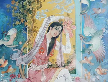 گالری آثار نگارگری و تذهیب امیر طهماسبی از ایران