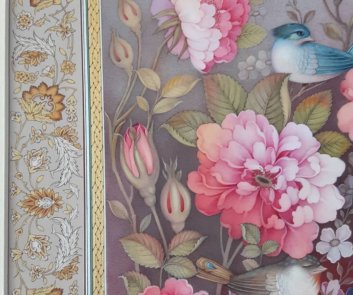 گالری آثار نگارگری و تذهیب امیر طهماسبی از ایران