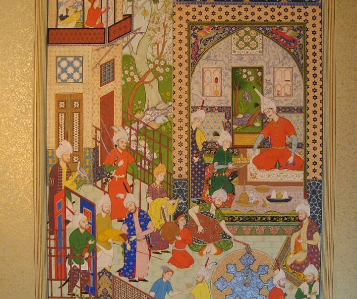 گالری آثار نگارگری شیدا گرایلی از ایران