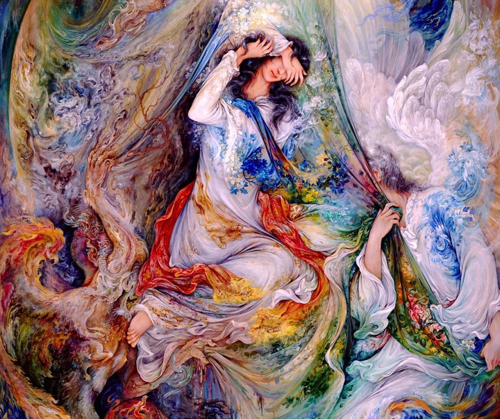 گالری آثار نگارگری محمود فرشچیان