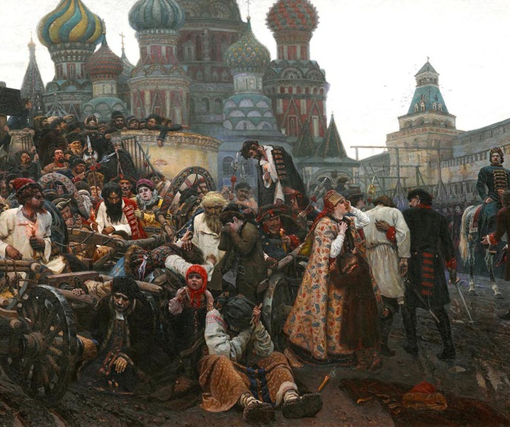 vasily surikov the morning of the streltsy execution
