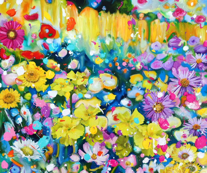 گالری آثار نقاشی انجی رایت از بریتانیا