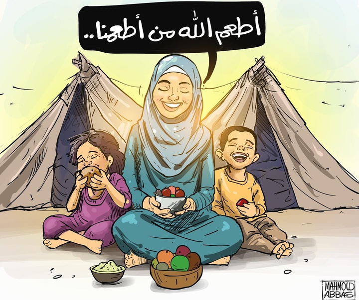 گالری آثار کارتون محمود عباس از فلسطین