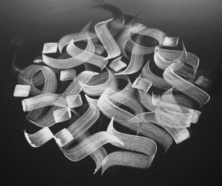 گالری آثار کالیگرافی محمد زمان از آمریکا