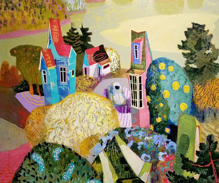 گالری آثار نقاشی اکرلیک پاول یورگنسن از کانادا