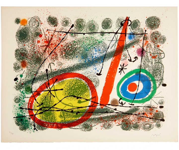 گالری آثار نقاشی خوان میرو از اسپانیا