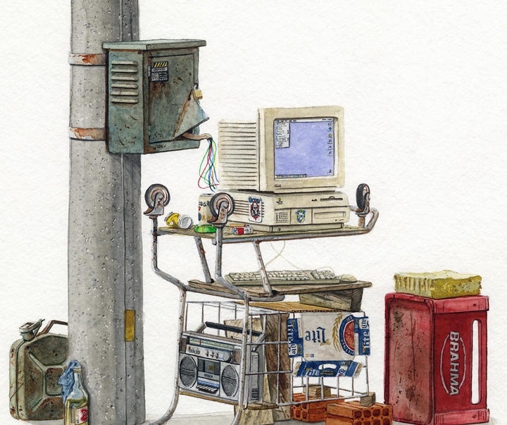 گالری آثار نقاشی آلوارو نادئو از برزیل