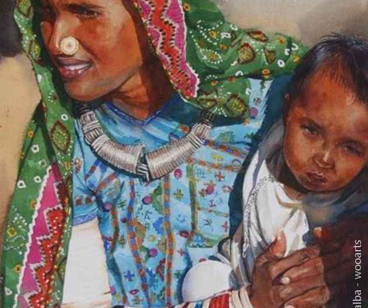 گالری نقاشی های آبرنگ خورخه فرناندز ویلالبا از پرو