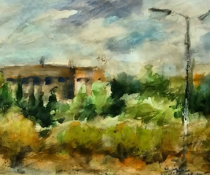 گالری آثار طراحی و نقاشی های ایرج یزدان‌پناه از ایران