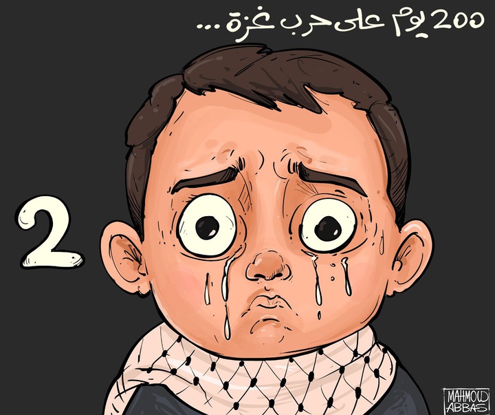 گالری آثار کارتون محمود عباس از فلسطین