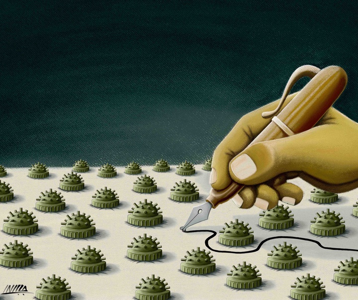 گالری آثار کارتون جابر اسدی از ایران