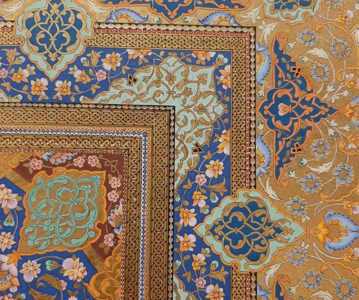 گالری آثار تذهیب محسن آقامیری از ایران
