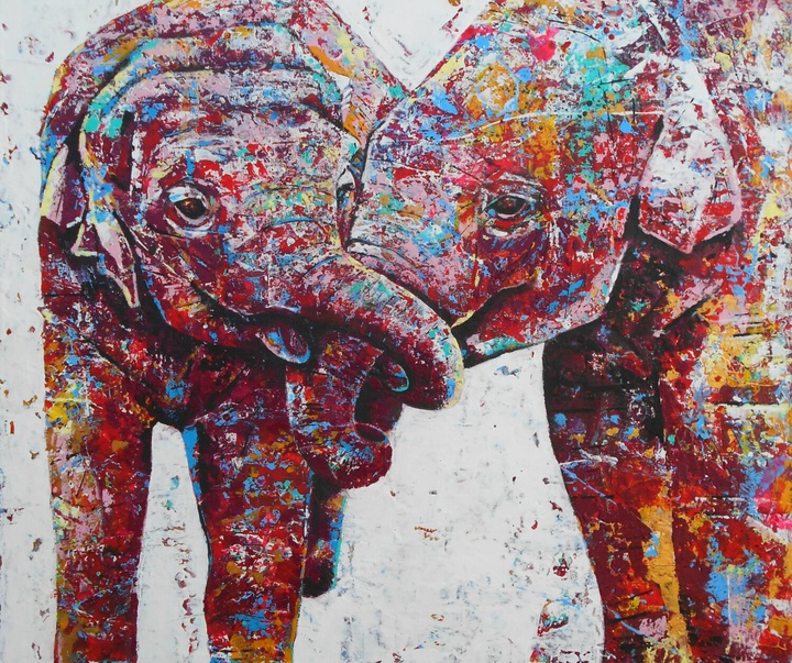 گالری آثار نقاشی انجی رایت از بریتانیا