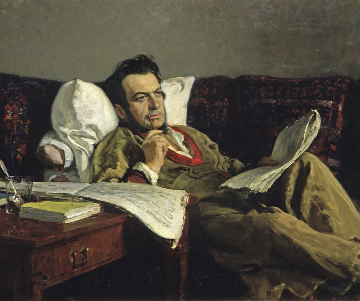 mikhail glinka by ilya repin