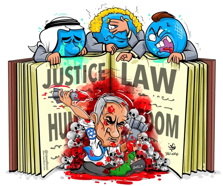 گالری آثار کارتون نواف الملا از بحرین